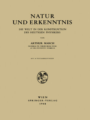cover image of Natur und Erkenntnis